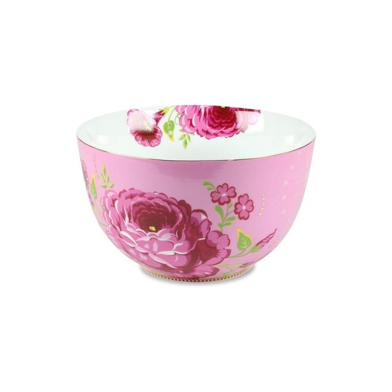 Saladier floral Pip Studio - Rose