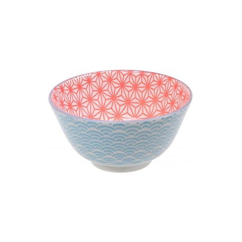Bol à riz - Tokyo Design - Star Wave Red Light Blue