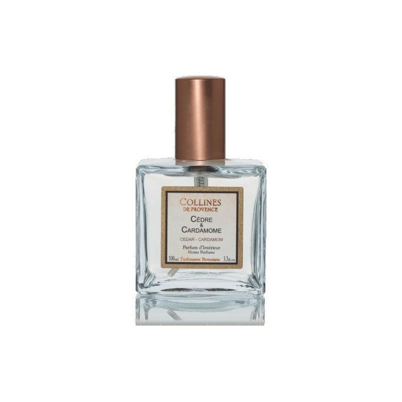 Parfum d'intérieur en spray - Cèdre & Cardamone - Collines de Provence - 100ml