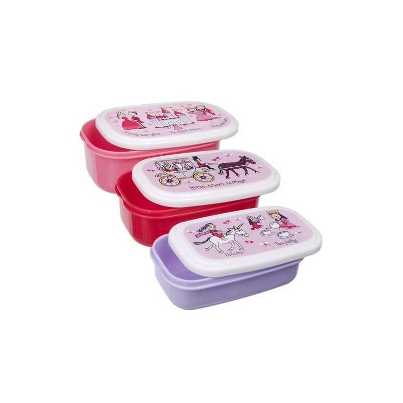 Lot de 3 boites alimentaires - princesse - Tyrell Katz