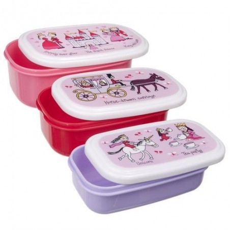 Lot de 3 boites alimentaires - princesse - Tyrell Katz