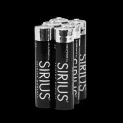 Lot de 6 piles - Sirius - AAA