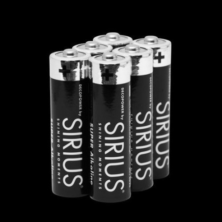 Lot de 6 piles - Sirius - AA