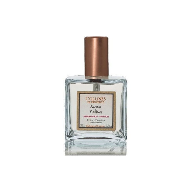 Parfum d'intérieur en spray - Santal & Safran - Collines de Provence - 100ml