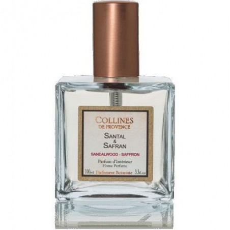 Parfum d'intérieur en spray - Santal & Safran - Collines de Provence - 100ml