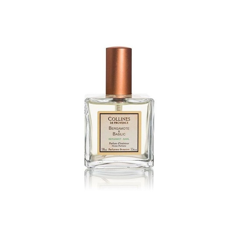 Parfum d'intérieur en spray - Bergamote & Basilic - Collines de Provence - 100ml