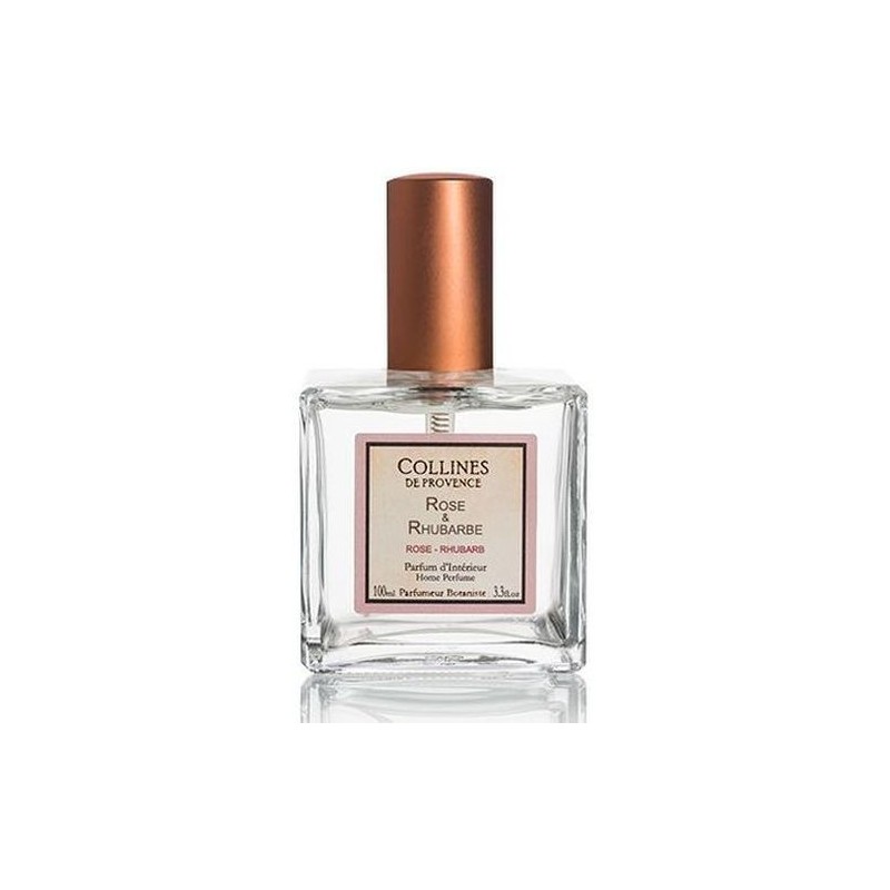 Parfum d'intérieur en spray - Rose & Rhubarbe - Collines de Provence - 100ml