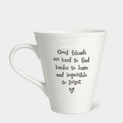 Mug porcelaine - East of India - Good friends ...