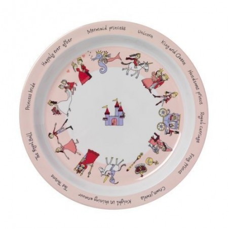 Assiette en mélamine - les princesses - Tyrrell Katz