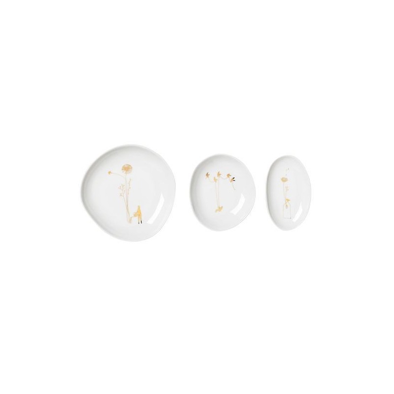 Lot de 3 coupelles porcelaine - Wonderland - Rader