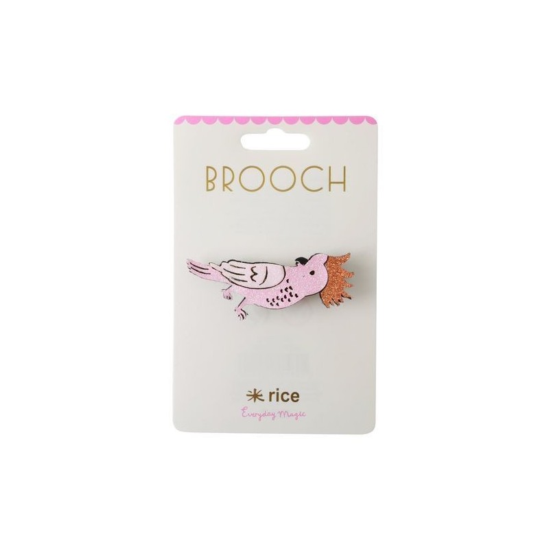 Broche - Rice - Cacatoès