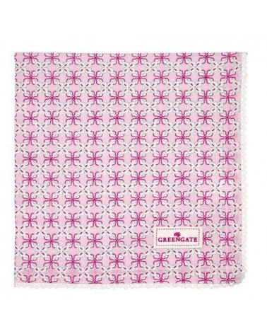 Serviette de table - Greengate - dentelle Harper pale pink