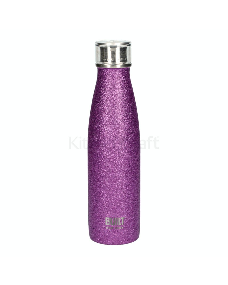 Bouteille isotherme - Built - Purple Glitter - 500 ml