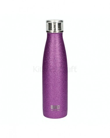 Bouteille isotherme - Built - Purple Glitter - 500 ml