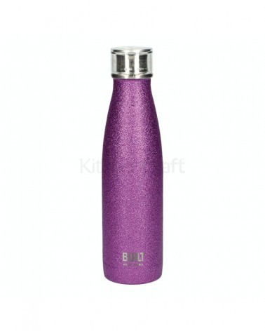 Bouteille isotherme - Built - Purple Glitter - 500 ml