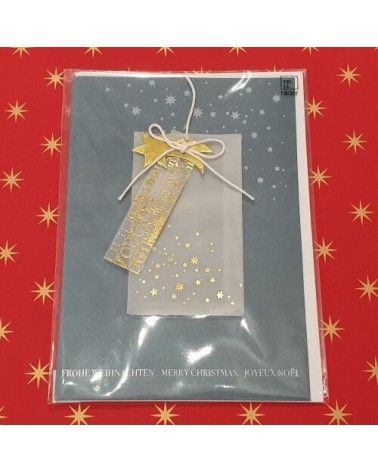 Carte de Noël - Petites étoiles - Joyeux Noël - Rader