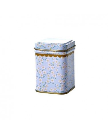 Mini Boite à thé - Rice - small flowers blue