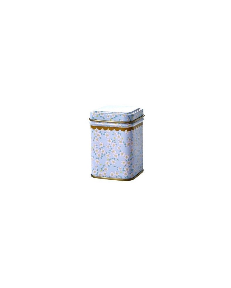 Mini Boite à thé - Rice - small flowers blue