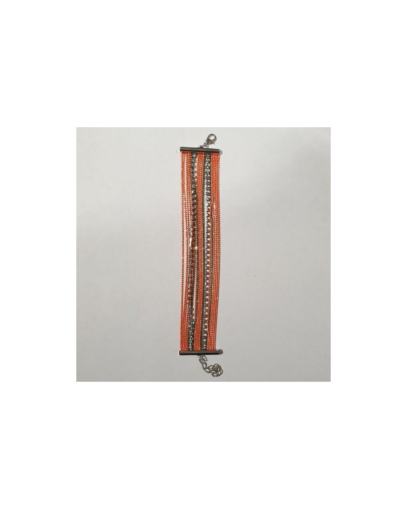 Grand bracelet perles - Orange - Nusa Dua