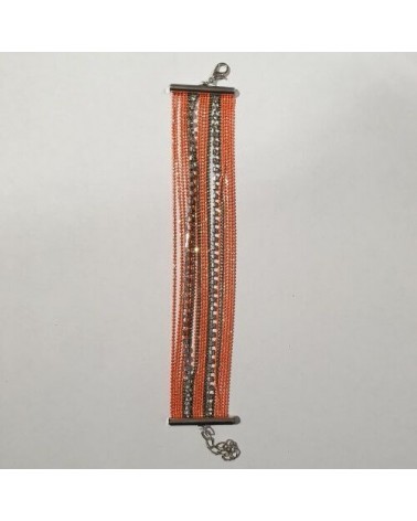 Grand bracelet perles - Orange - Nusa Dua