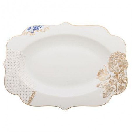 Plat de service oval - Royal White - Pip Studio