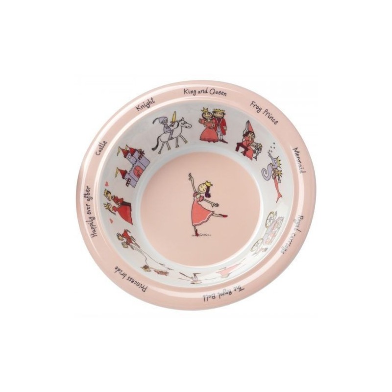 Assiette creuse en mélamine - princesses - Tyrell Katz