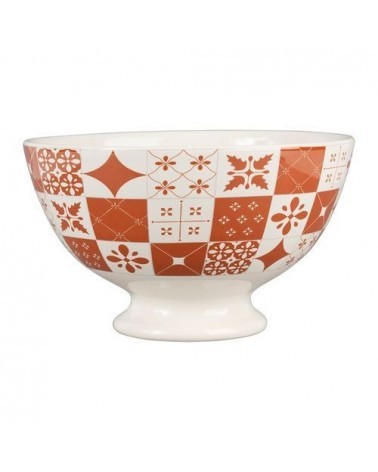 Bol Carreaux du collectionneur - Comptoir de Famille - grenat
