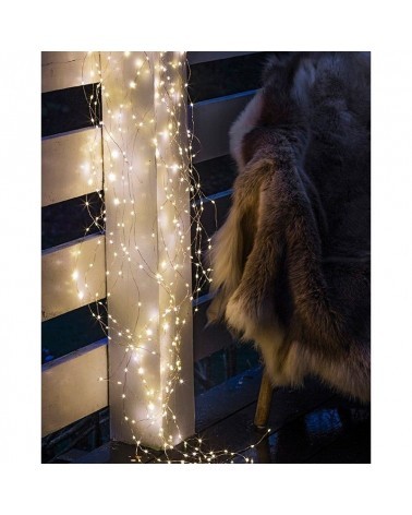 Guirlande lumineuse LED - Sirius - Knirke - 160L - Silver