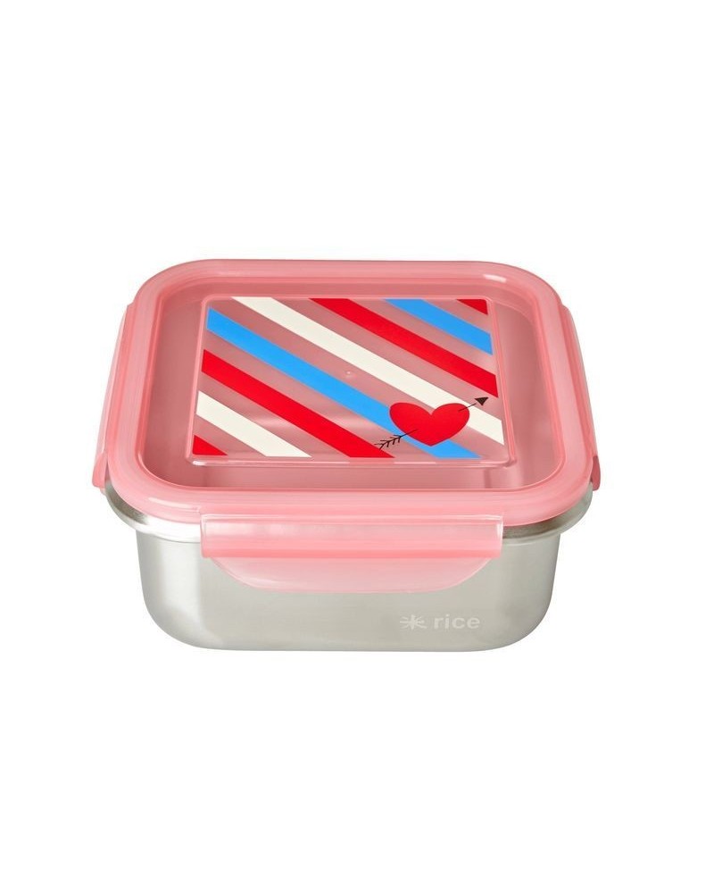 Lunch box inox - Rice - Candy stripes
