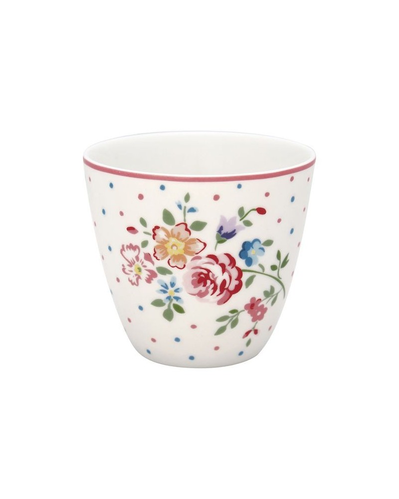 Latte cup - Greengate - Belle white