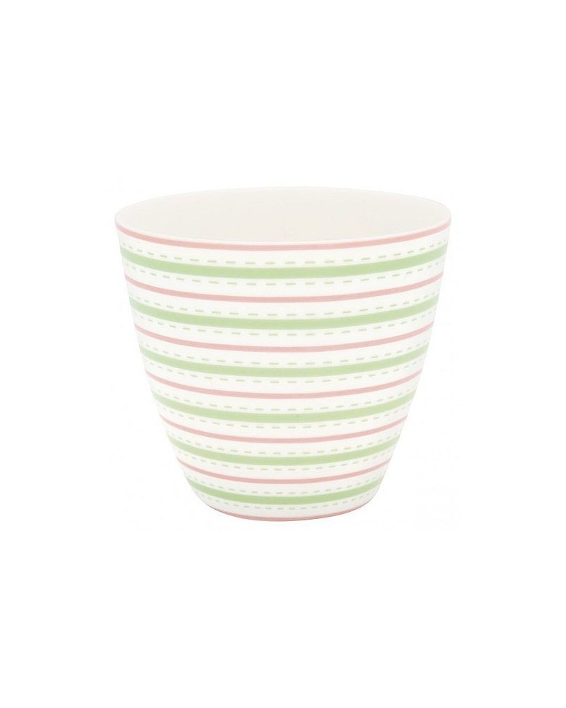 Latte cup - Greengate - Sari white