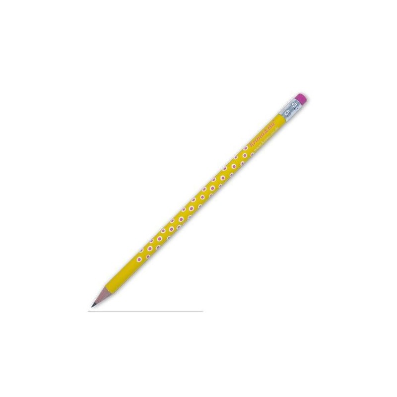 Crayon de papier - Krima et Isa - dabs yellow