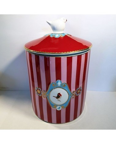 Bonbonnière Love Birds Rouge/Rose - Pip Studio - 1.3 L
