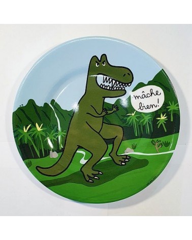 Assiette dinosaure - Petit Jour Paris - T-Rex