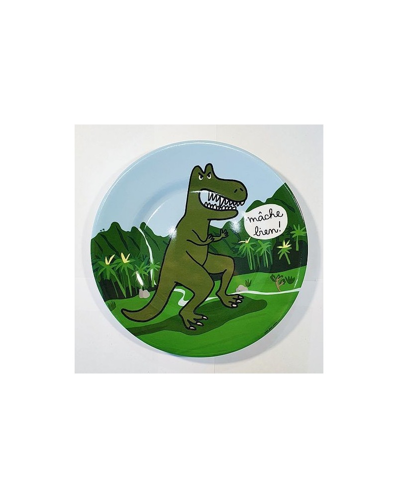 Assiette dinosaure - Petit Jour Paris - T-Rex