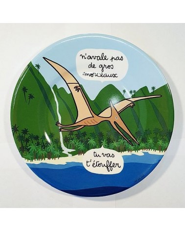 Assiette dinosaure - Petit Jour Paris - Ptérodactyle