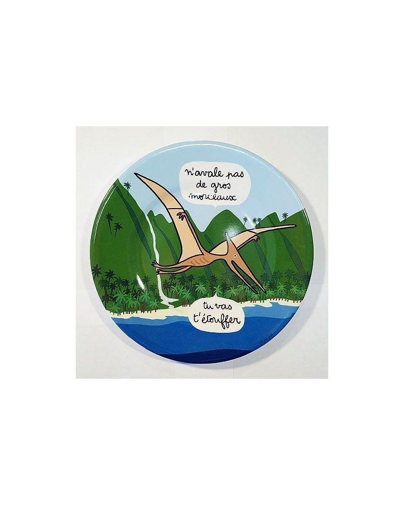 Assiette dinosaure - Petit Jour Paris - Ptérodactyle