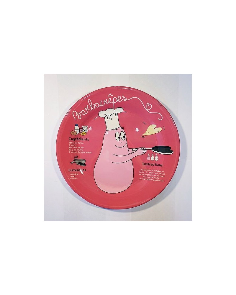 Assiette Barbapapa - Petit Jour Paris - Rose