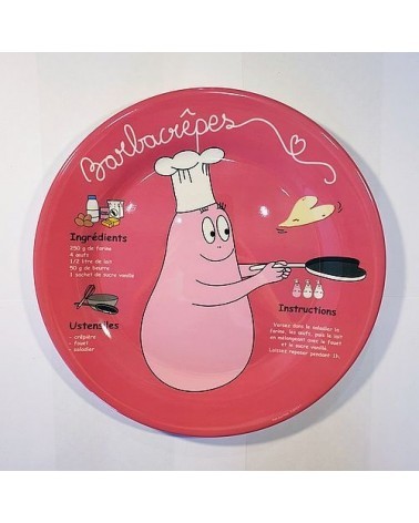 Assiette Barbapapa - Petit Jour Paris - Rose