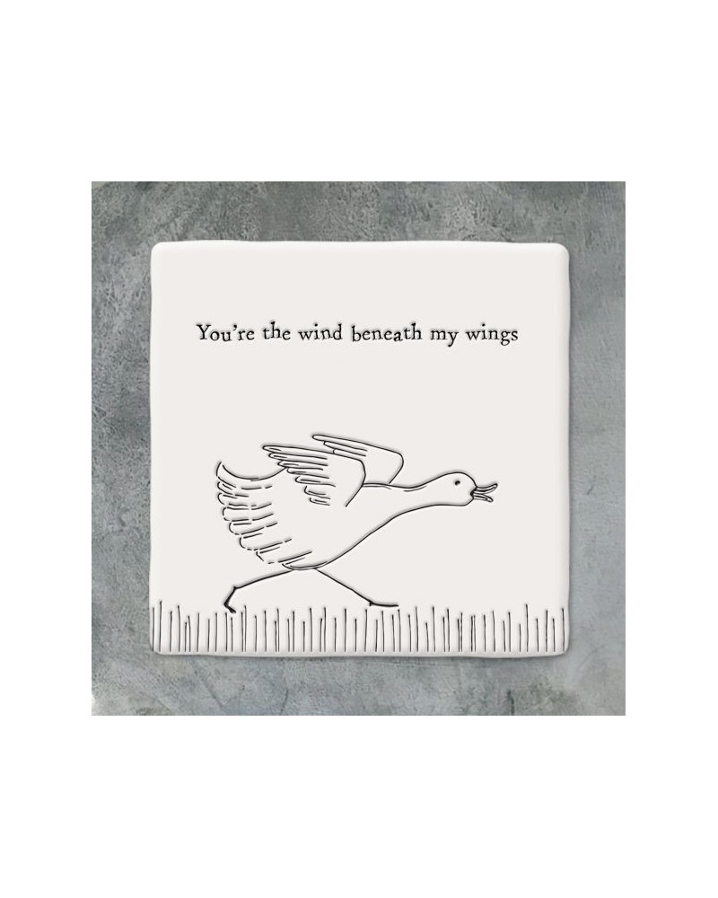 Dessous de verre porcelaine - East of India - Running duck