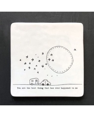 Dessous de verre porcelaine - East of India - Best thing that ever happened