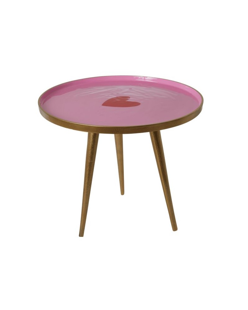Petite table ronde - Rice - Cœur TABLE-SRNI