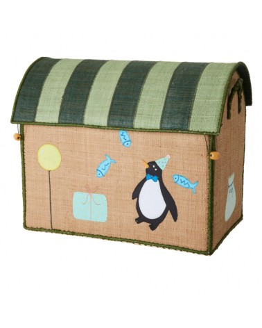 Maison Range jouets - Rice - Party animals - Moyen Modèle