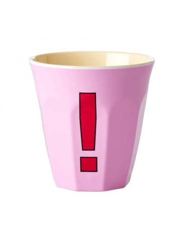 Gobelet Mélamine - Rice - Point d'exclamation rose - MELCU-ALPEXCI