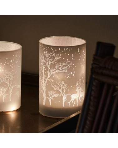 Ensemble de 2 lanternes LED Ava - Sirius - cerf  - 50255