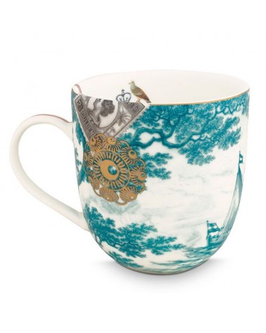 Grand - Héritage - Bordure bleu - Pip Studio - 30 cl