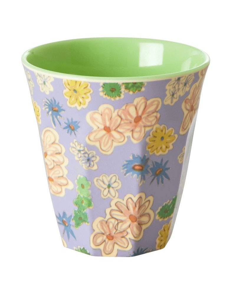 Gobelet Mélamine - Rice - Flower painting MELCU-FLPA