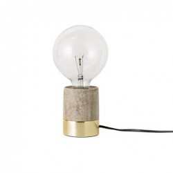 Lampe d'ambiance - Bloomingville - Pied marbre or