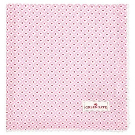 Serviette de table - Greengate - Noa raspberry