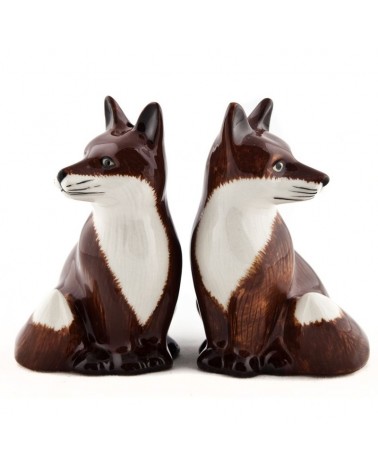 Salière et poivrière - Foxes - Renards - Quail